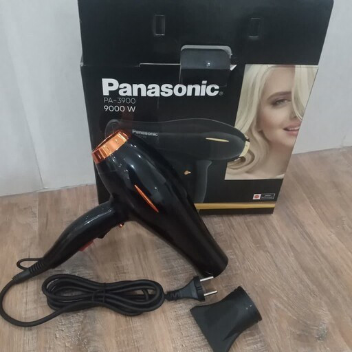 سشوار حرفهای پاناسونیک مدل PA-3900 طرح ۹۰۰۰ وات | موتور سنگین، باد سرد و متمرکزکننده