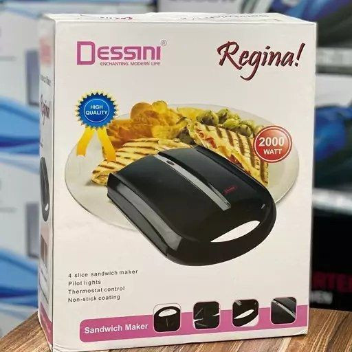 ساندویچ ساز دسینی 2200 وات 4 خانه