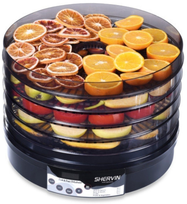 میوه خشککن شروین SHERVIN KPG پنج طبقه با صفحه لمسی و ضمانت شرکتی
