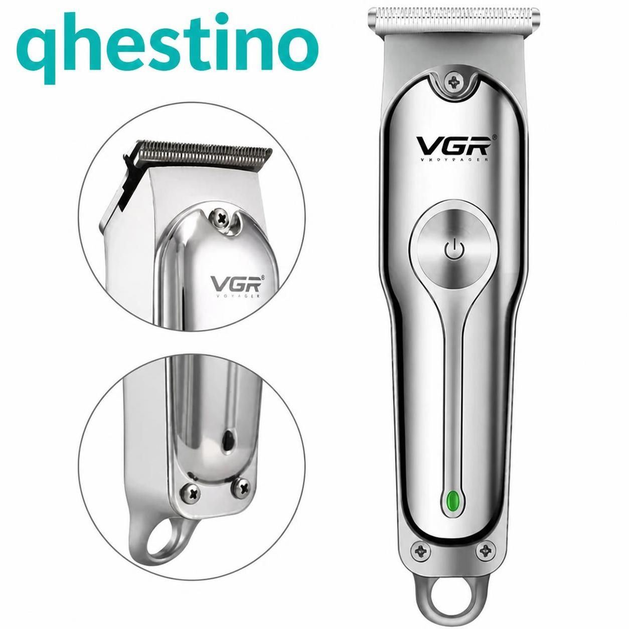 ماشین اصلاح سر و صورت وی جی آر مدل V-071 با تیغه T شکل