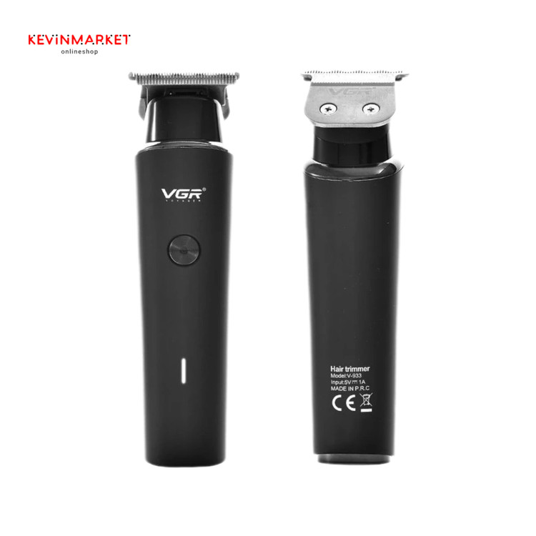ماشین اصلاح موی سر و صورت وی جی ار مدل V-933 | خط زن و حجم زن با تیغه استیل