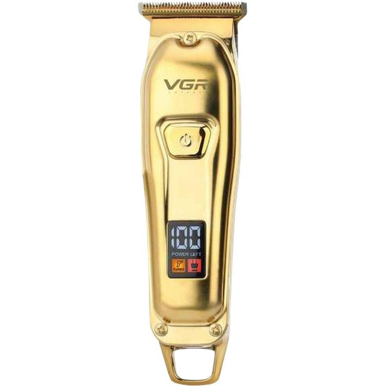 ماشین اصلاح موی سر و صورت وی جی آر مدل V-965 | خط زن شارژی با تیغه استیل