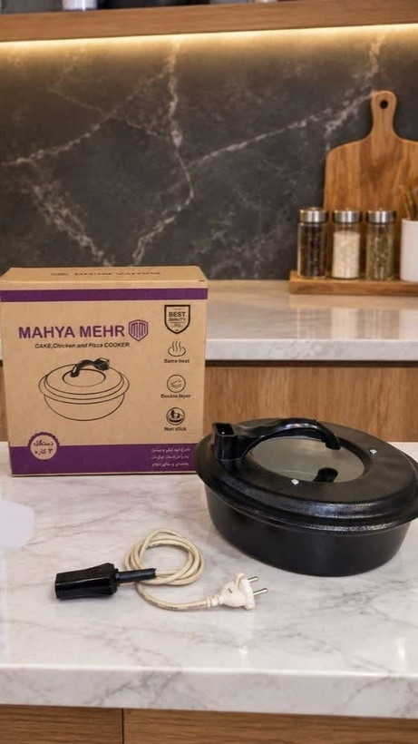 کیکپز برقی محیا مهر MAHYA MEHR | پخت کیک، مرغ و پیتزا | درب پنجرهدار