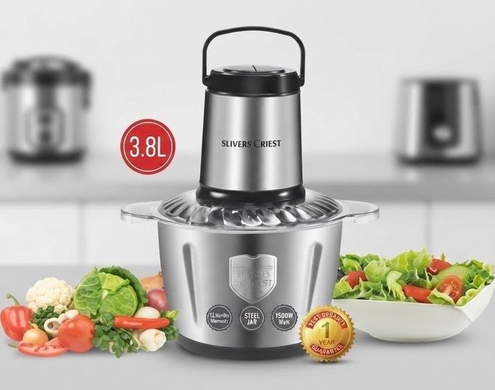 خردکن برقی سیلور کرست مدل SC-P3888 توان ۱۲۰۰ وات ظرفیت ۳.۸ لیتر