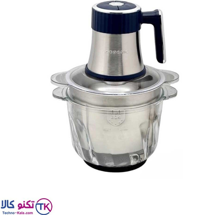 خردکن گوسونیک مدل GSC-803 توان ۳۵۰۰ وات با دو کاسه ۳.۵ لیتری و کاسه استیل